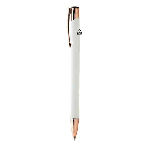 image du produit Stylo à bille en aluminium recyclé avec finition caoutchoutée