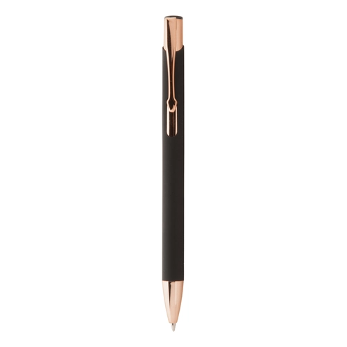 image du produit Stylo à bille en aluminium recyclé avec finition caoutchoutée