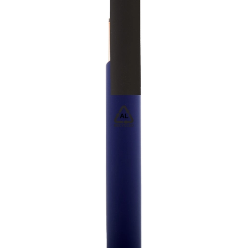 image du produit Stylo à bille en aluminium recyclé avec finition caoutchoutée
