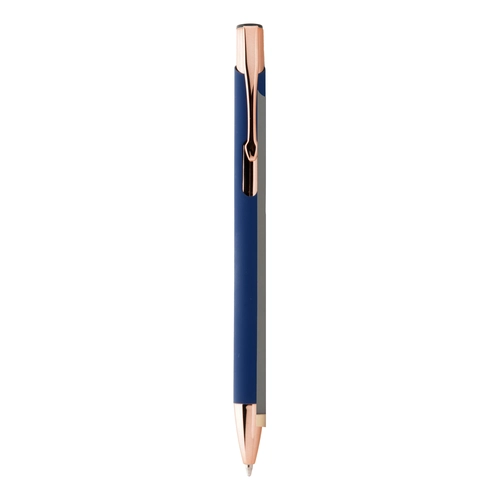 image du produit Stylo à bille en aluminium recyclé avec finition caoutchoutée
