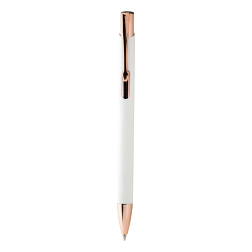 image du produit Stylo à bille en aluminium recyclé avec finition caoutchoutée