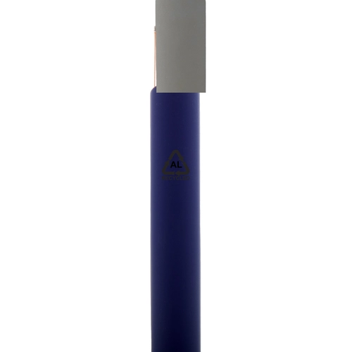 image du produit Stylo à bille en aluminium recyclé avec finition caoutchoutée