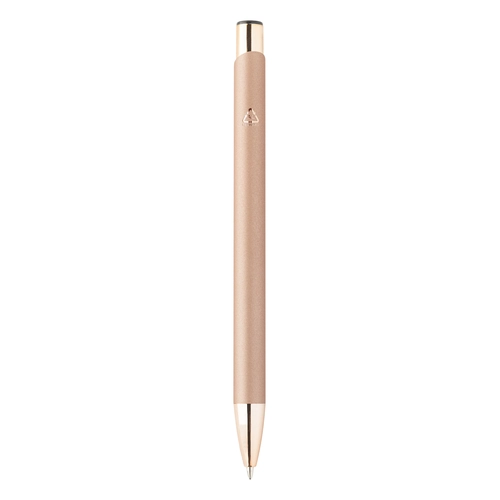 image du produit Stylo à bille en aluminium recyclé avec finition caoutchoutée