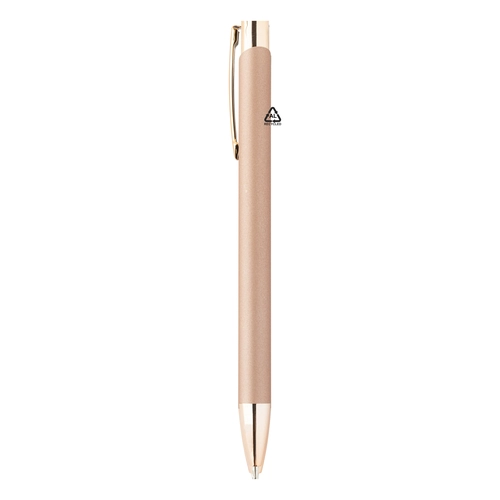 image du produit Stylo à bille en aluminium recyclé avec finition caoutchoutée