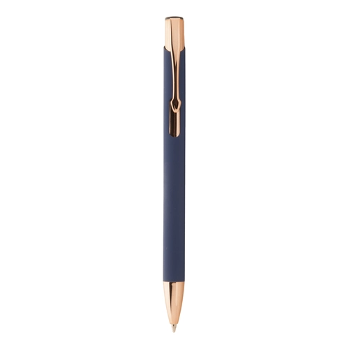 image du produit Stylo à bille en aluminium recyclé avec finition caoutchoutée