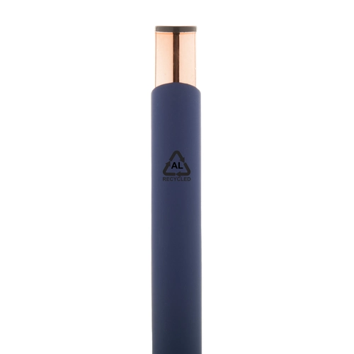 image du produit Stylo à bille en aluminium recyclé avec finition caoutchoutée