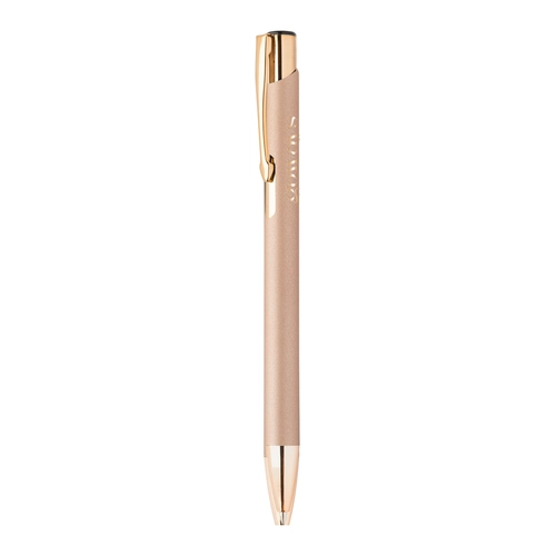image du produit Stylo à bille en aluminium recyclé avec finition caoutchoutée