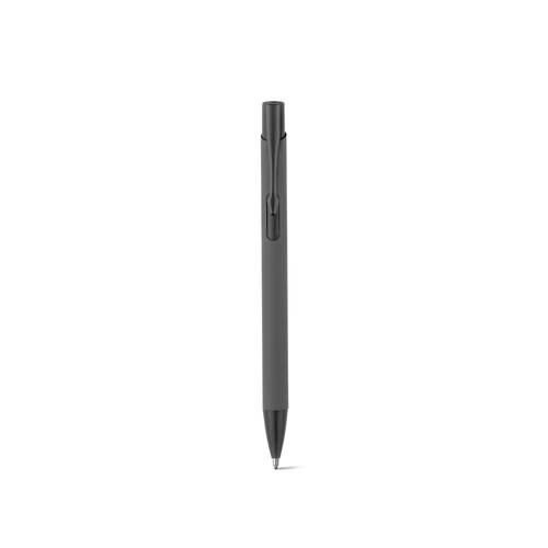 image du produit Stylo à bille en aluminium recyclé avec finition en caoutchouc