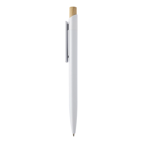 image du produit Stylo à bille en plastique ABS recyclé avec capuchon en bambou
