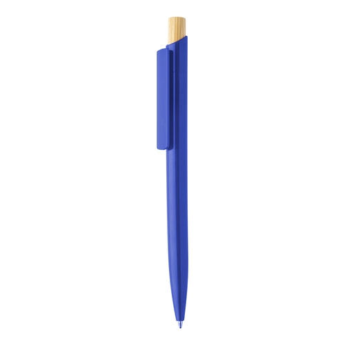 image du produit Stylo à bille en plastique ABS recyclé avec capuchon en bambou