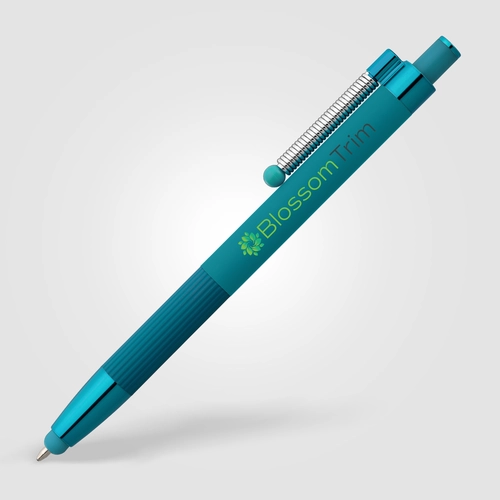 image du produit Stylo aluminium recyclé, monochrome - stylet anti-stress