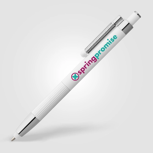 image du produit Stylo aluminium recyclé, monochrome - stylet anti-stress