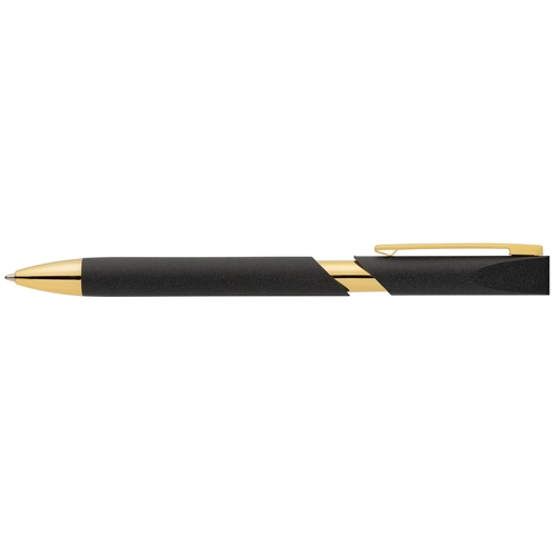 image du produit Stylo avec finitions dorées en plastique recyclé