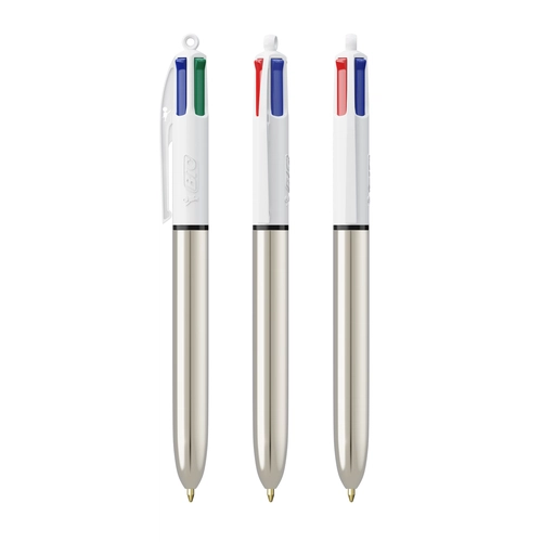 image du produit Stylo BIC® 4 Couleurs Shine bille
