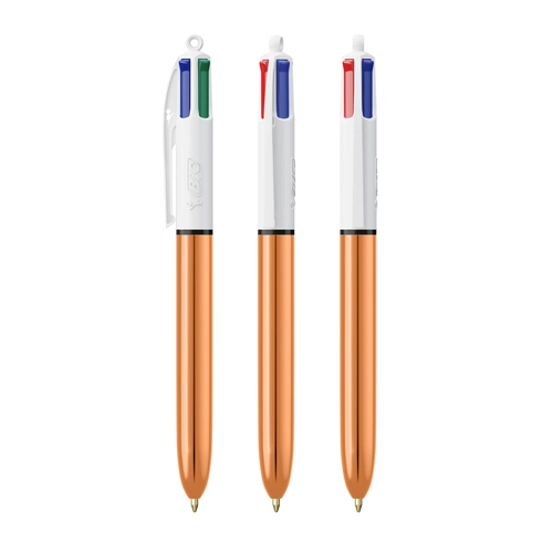 image du produit Stylo BIC® 4 Couleurs Shine bille