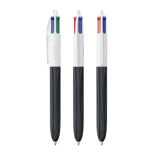 image du produit Stylo BIC® 4 Couleurs Wood Style