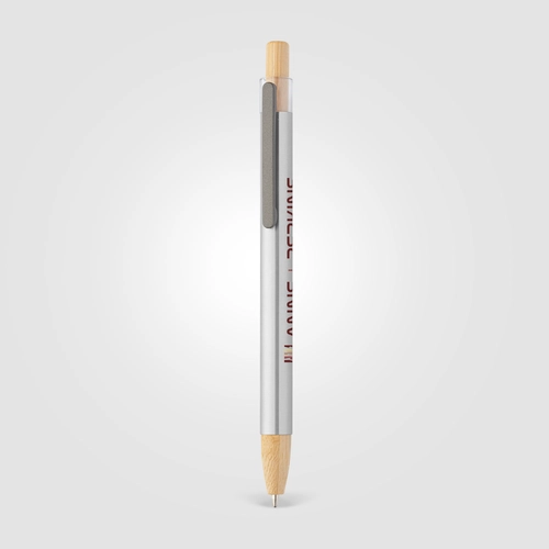 image du produit Stylo en acier inoxydable recyclé