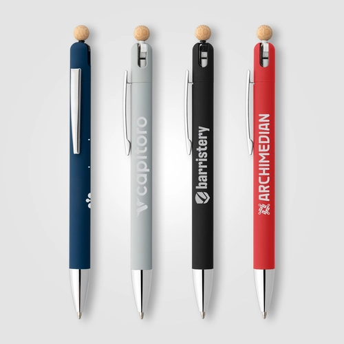 image du produit Stylo en aluminium recyclé avec fonction anti-stress