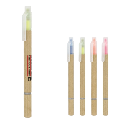 image du produit Surligneur papier combiné à un stylo à bille