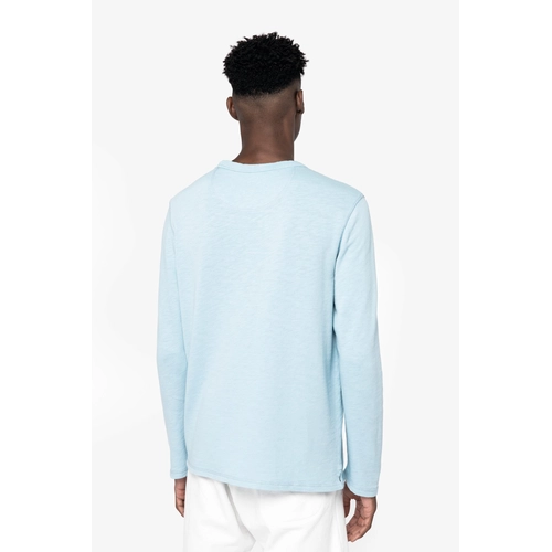 image du produit Sweat-shirt écoresponsable à col rond délavé unisexe - Fabrication Europe