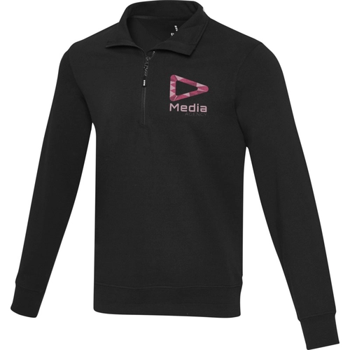 image du produit Sweater unisexe Aware™ recyclé à fermeture quart de zip