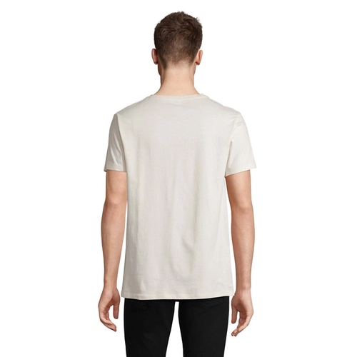 image du produit T-shirt col V, 100 % coton semi-peigné ringspun