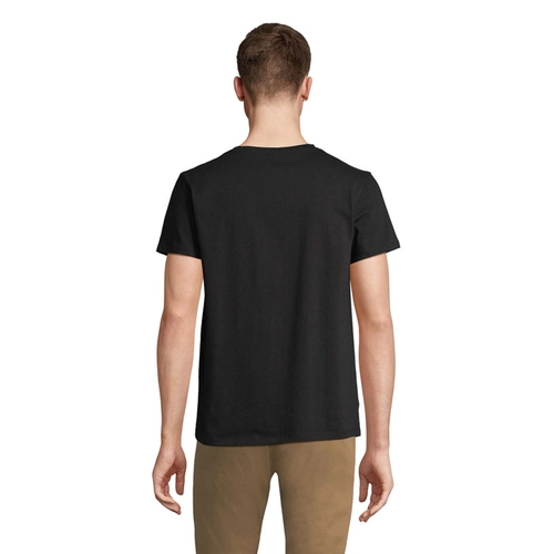 image du produit T-shirt col V, 100 % coton semi-peigné ringspun