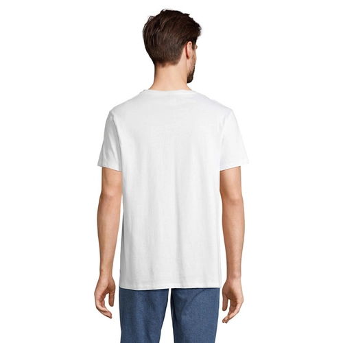 image du produit T-shirt col V, 100 % coton semi-peigné ringspun