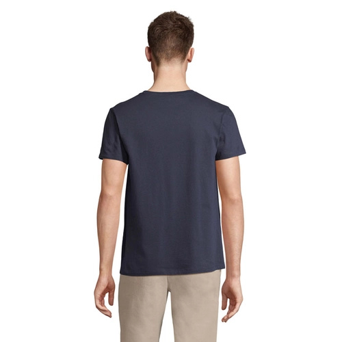 image du produit T-shirt col V, 100 % coton semi-peigné ringspun