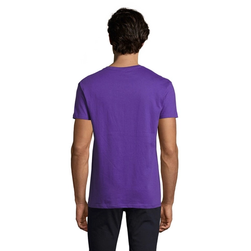 image du produit T-shirt homme col rond, 100% coton semi-peigné ringspun