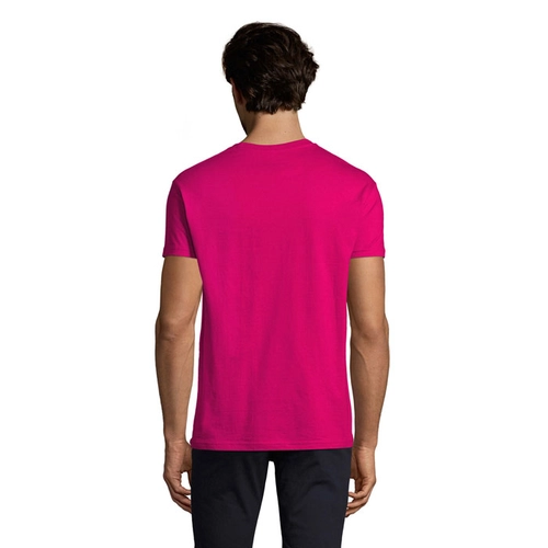 image du produit T-shirt homme col rond, 100% coton semi-peigné ringspun