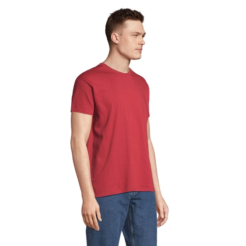 image du produit T-shirt homme col rond, 100% coton semi-peigné ringspun