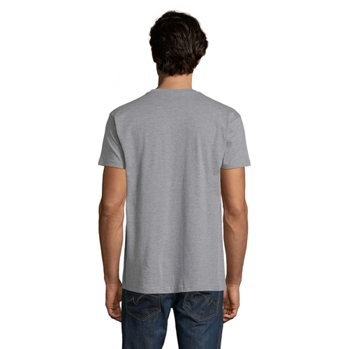 image du produit T-shirt homme col rond, 100% coton semi-peigné ringspun