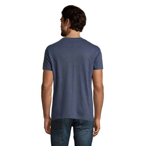 image du produit T-shirt homme col rond, 100% coton semi-peigné ringspun