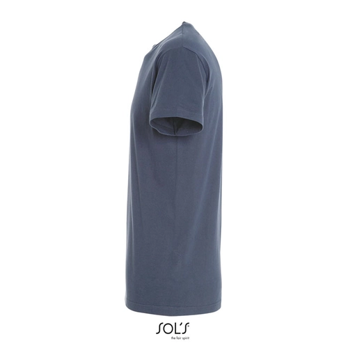image du produit T-shirt homme col rond, 100% coton semi-peigné ringspun