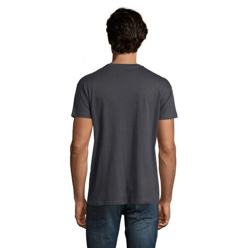 image du produit T-shirt homme col rond, 100% coton semi-peigné ringspun