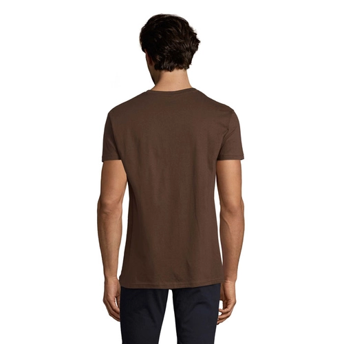 image du produit T-shirt homme col rond, 100% coton semi-peigné ringspun