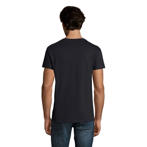 image du produit T-shirt homme col rond, 100% coton semi-peigné ringspun