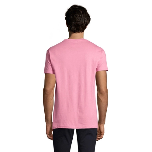 image du produit T-shirt homme col rond, 100% coton semi-peigné ringspun