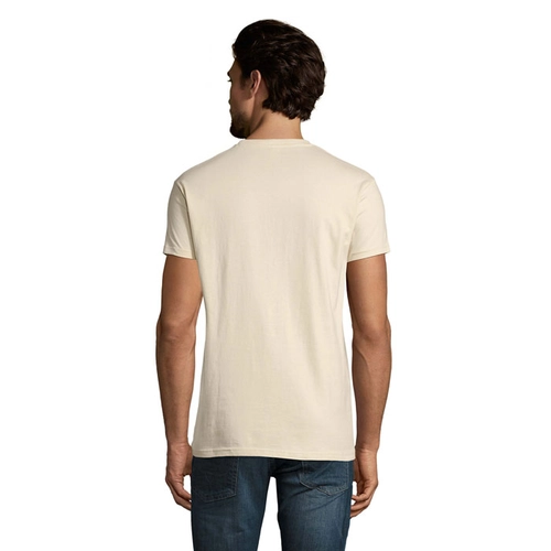 image du produit T-shirt homme col rond, 100% coton semi-peigné ringspun