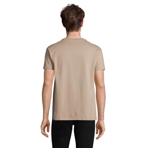 image du produit T-shirt homme col rond, 100% coton semi-peigné ringspun