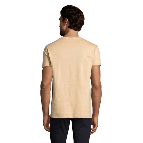 image du produit T-shirt homme col rond, 100% coton semi-peigné ringspun