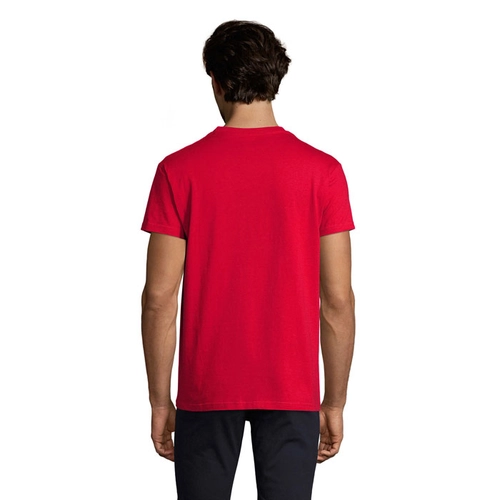 image du produit T-shirt homme col rond, 100% coton semi-peigné ringspun