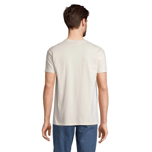 image du produit T-shirt homme col rond, 100% coton semi-peigné ringspun