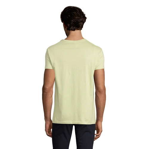 image du produit T-shirt homme col rond, 100% coton semi-peigné ringspun