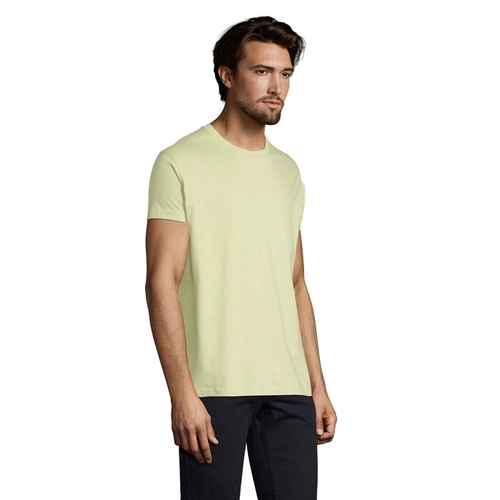 image du produit T-shirt homme col rond, 100% coton semi-peigné ringspun
