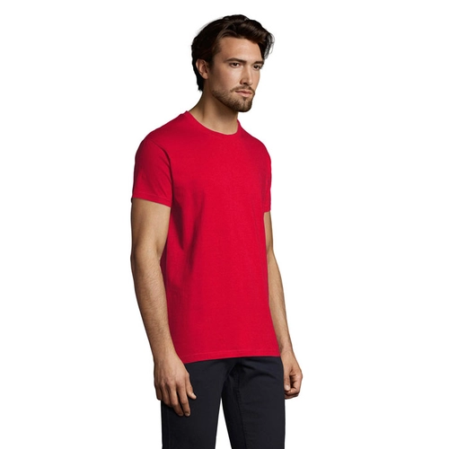 image du produit T-shirt homme col rond, 100% coton semi-peigné ringspun