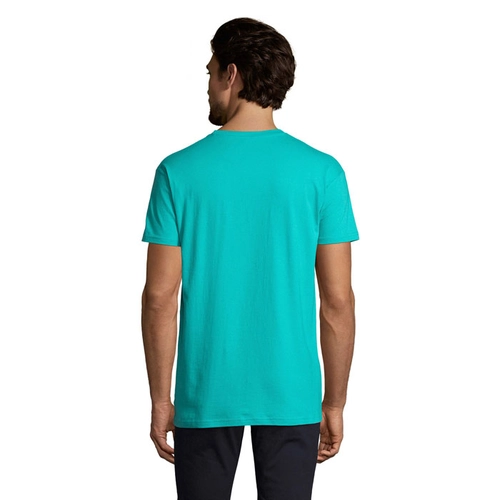 image du produit T-shirt homme col rond, 100% coton semi-peigné ringspun