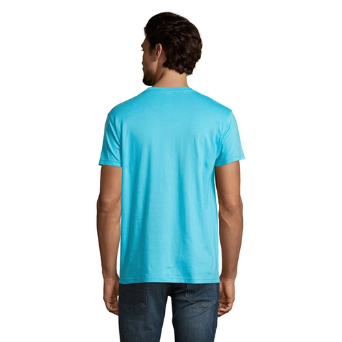 image du produit T-shirt homme col rond, 100% coton semi-peigné ringspun