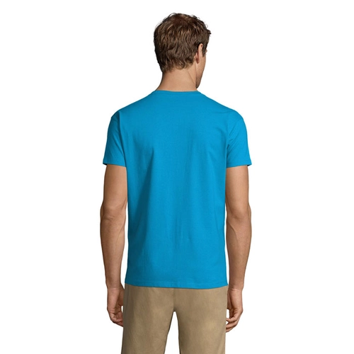 image du produit T-shirt homme col rond, 100% coton semi-peigné ringspun